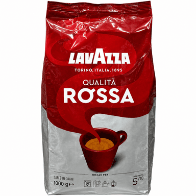 قهوه لاوازا قرمز کوالیتا روسا ۱ کیلویی | Lavazza Qualità Rossa Coffee Beans 1kg