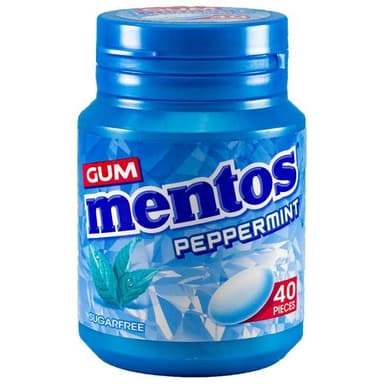 آدامس بدون شکر منتوس نعناع ۴۰ عددی – Mentos Peppermint