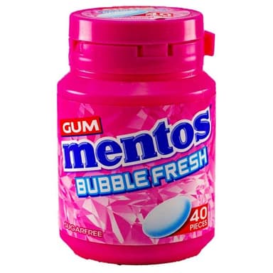 آدامس بدون قند منتوس مدل Bubble Fresh بسته ۴۰ عددی