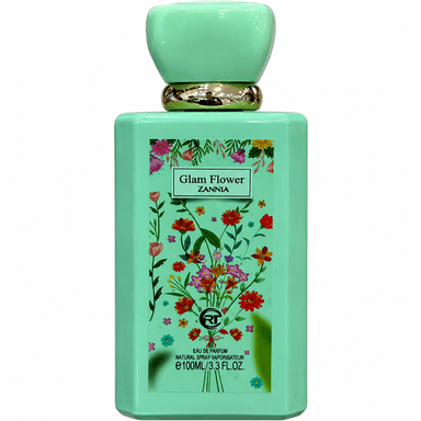 عطر ۱۰۰ میل اماراتی گلم فلاور زانیا (Glam Flower Zannia) ادو پرفیوم | رایحه گلی زنانه
