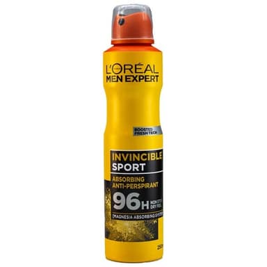 اسپری ضد تعریق مردانه لورآل من اکسپرت مدل Invincible Sport حجم 250 میل