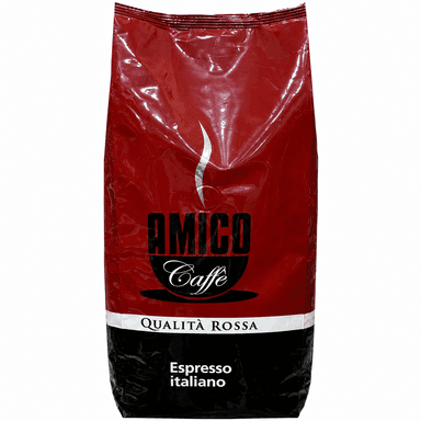 قهوه امیکو قرمز کوالیتا روسا ۱ کیلویی | Amico Red Qualità Rossa Espresso Coffee Beans 1kg