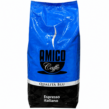 قهوه امیکو آبی کوالیتا بلو ۱ کیلویی | Amico Blue Qualità Blu Espresso Coffee Beans 1kg