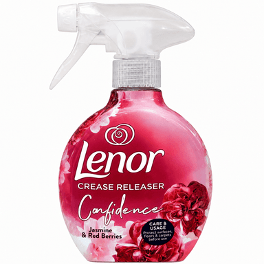 اسپری ضد چروک لباس لنور 500 میلی‌لیتر مدل Confidence Jasmine & Red Berries | Lenor Crease Releaser Spray Confidence Jasmine & Red Berries 500ml