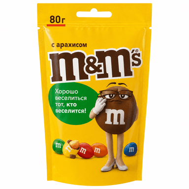 ام اند امز M&M's شکلاتی با مغز بادام زمینی ۸۰ گرم  M&M's Peanut Milk Chocolate 80g