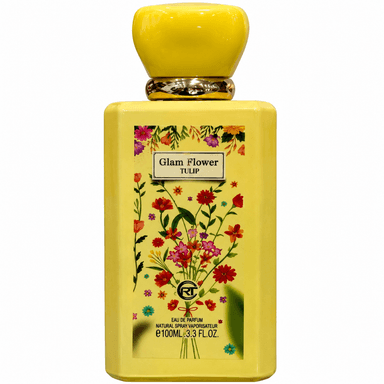 عطر ۱۰۰ میل اماراتی گلم فلاور تولیپ (Glam Flower Tulip) ادو پرفیوم | رایحه گلی زنانه