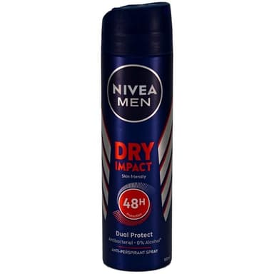 اسپری ضد تعریق مردانه مدل Dry Impact با ماندگاری ۴۸ ساعته