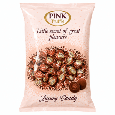 شکلات ترافل پینک با طعم شکلات 500 گرم  PINK Truffle Chocolate Candy 500g