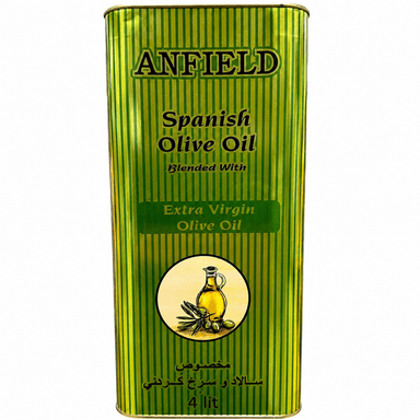 روغن زیتون اسپانیایی انفیلد ۴ لیتری اصلی با تاریخ انقضا 01_02_2028 | Anfield Spanish Olive Oil 4L Original Expiry 01_02_2028