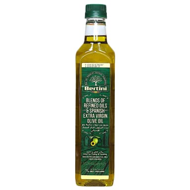 روغن خوراکی برتینی ترکیبی با روغن زیتون بکر اسپانیایی ۱ لیتری