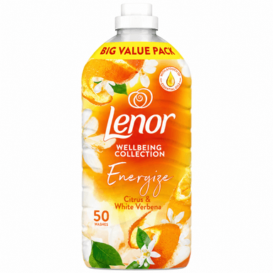 نرم کننده لباس لنور مرکبات و وربنا سفید ۱۶۵۰ میلی‌لیتر | Lenor Citrus & White Verbena Fabric Conditioner 1650ml